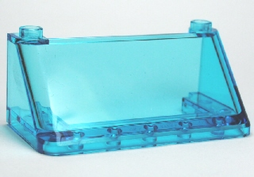 Lego Para-brisa 6x3x2 - Azul Transparente - PN 39891 / 92583 / CN 4599455