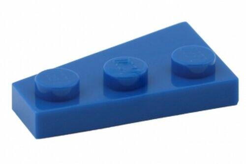 Lego Plate Asa / Wing 2x3 Direito - Azul - PN 43722 / CN 4180505 / 4280149 / 4498155