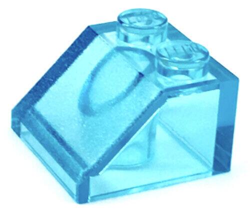 Lego Slope 2x2 45 - Azul Claro Transparente - PN 3039 / 6227 / 63341/ CN 303942 / 6070495 / 6244885