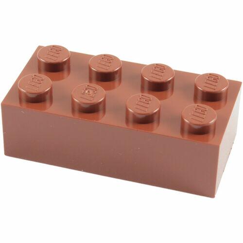Lego Brick tijolo 2x4 - Marrom - PN 3001 / CN 4211201