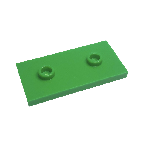 Comprar Lego Plate / Tile 2x4 com 2 Studs - Verde Brilhante - PN 65509 ...
