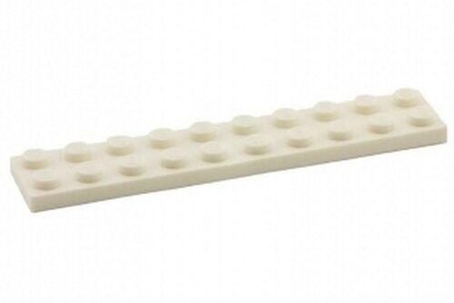 Lego Plate 2x10 - Branco - PN 3832 / CN 383201