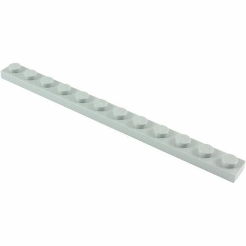 Lego Plate 1x12 - Cinza Claro - PN 60479 / CN 4514846