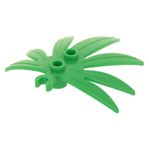Lego Folha de Planta 6x5 com clip - Verde Brilhante - PN 10884 / CN 6299808 / 6347460