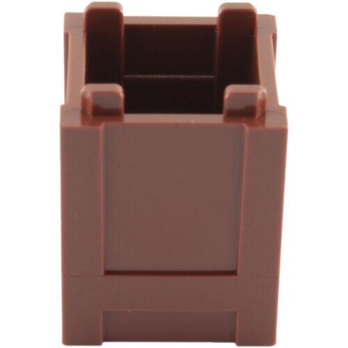 Lego Container 2x2x2 Quadrado - Marrom  - PN 61780 / CN 4520638