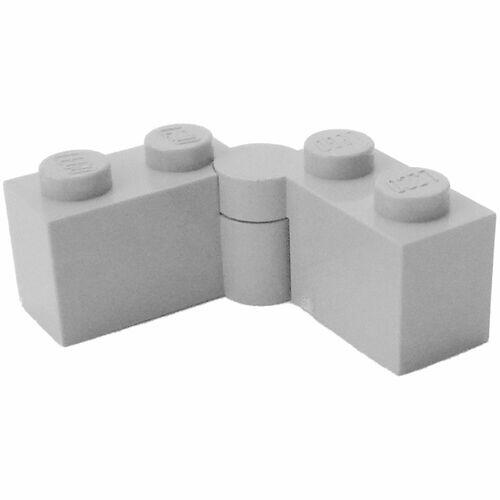 Lego Brick dobradia 1x4 - Cinza Claro - PN 3830 / 3831 / CN 6011459 / 4211460 / 4211461