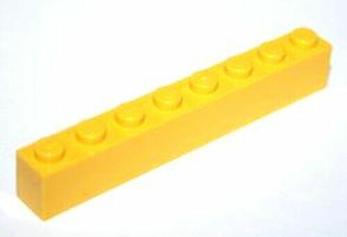 Lego Brick 1x8 - Amarelo - PN 3008 / CN 300824