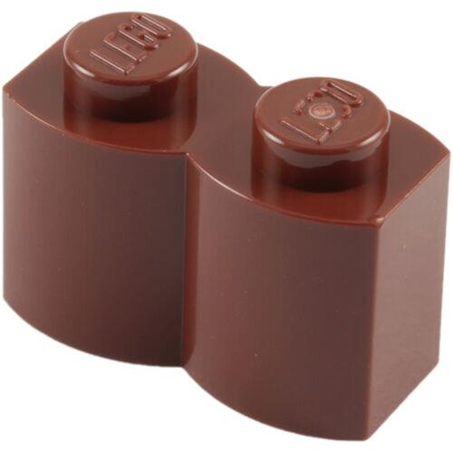 Lego Brick 1x2 tipo Costaneira - Marrom - Pn 30136 / CN 4211180