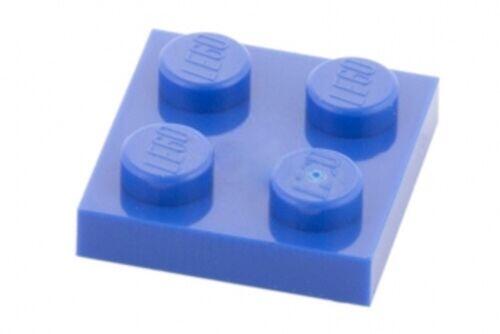 Lego Plate 2x2 - Azul - PN 3022 / CN 302223 / 4613973
