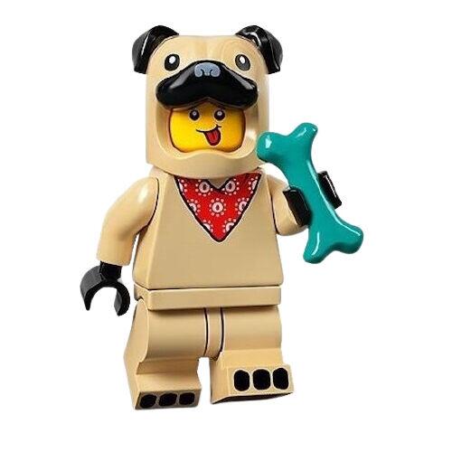 Lego Minifigura Srie 21 - Pug Costume Guy / Fantasia Cachorro Pug - 71029-5