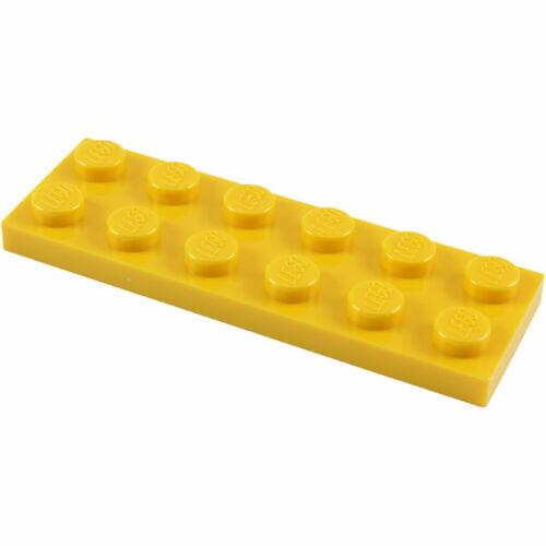 Lego Plate 2x6 - Amarelo - PN 3795 / CN 379524
