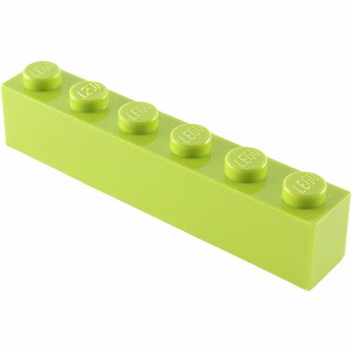 Lego Brick 1x6 - Verde Limo - PN 3009 / CN 4122450 / 4271446 / 4537919