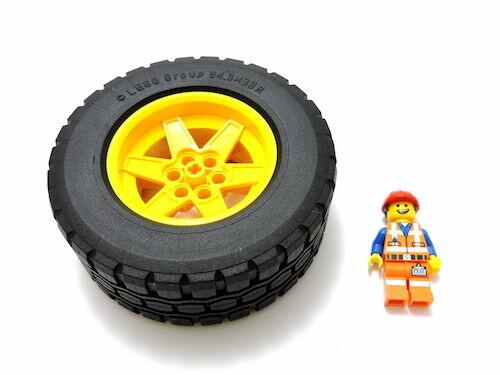 Lego Roda Aro/pneu 94,3x38mm R - Amarelo - PN 92912 / 15038 - CN 4610381 / 6065490 / 6276852
