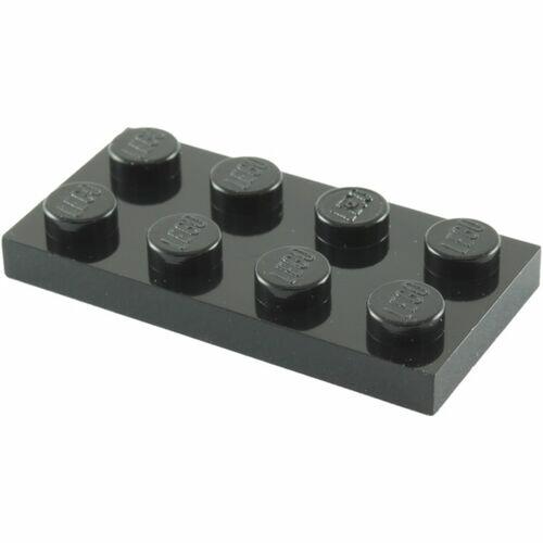 Lego Plate 2x4 - Preto - PN 3020 / CN 302026