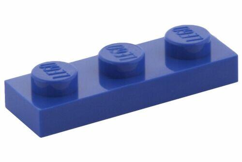 Lego Plate 1x3 - Azul - PN 3623 / CN 362323