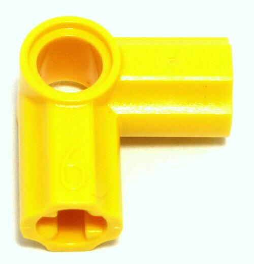 Lego Technic - Conector pino eixo 90 #6 - Amarelo - PN 32014 / CN 6072968 / 4107069