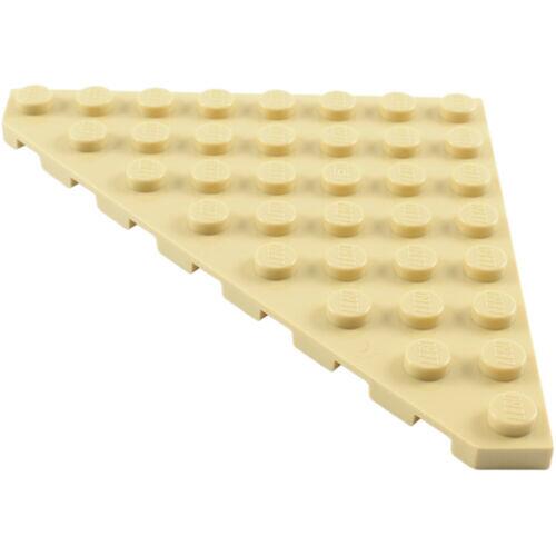 Lego Plate Wedge 8x8 45 graus - Bege - PN 30504 / CN 4626948
