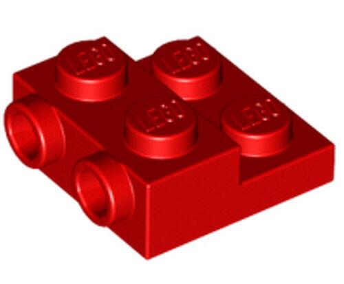 LEGO Plate Bracket 2 x 2 x 2/3 com 2 Studs Laterais - Vermelho - PN 99206 / CN 6061711