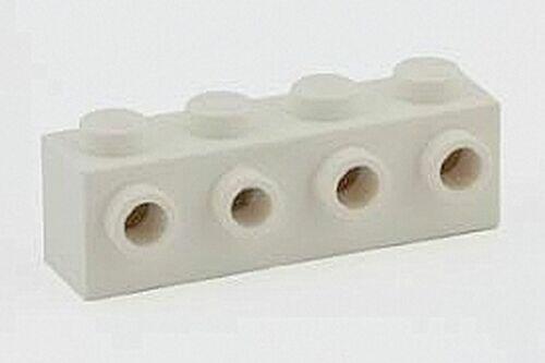 Lego Brick 1x4 c/ studs na lateral - Branco - PN 30414 / CN 4143254