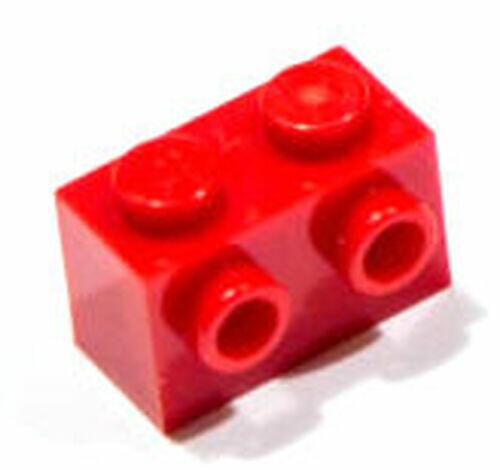 Lego Brick 1x2 c/ studs na lateral - Vermelho - PN 11211/ CN 6019155