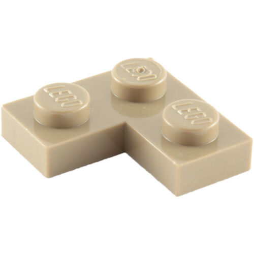 Lego Plate 2x2 em L de canto ( corner ) - Bege Escuro - PN 2420 / CN 4550168