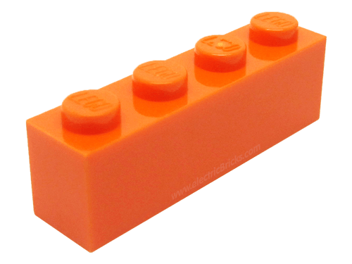 Lego Brick 1x4 - Laranja - PN 3010 / CN 4118827