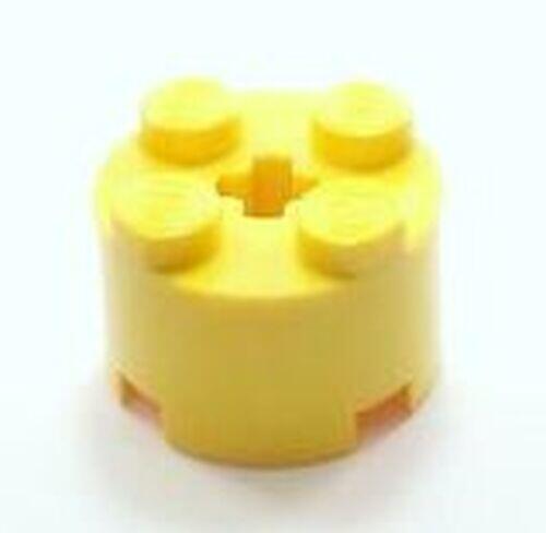 Lego Technic - Brick Tijolo Redondo 2x2 - Amarelo - Pn 3941 / 6143 / CN 614324