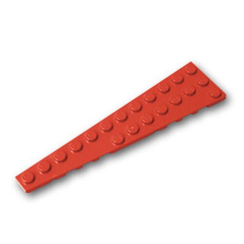 Lego Plate Asa / Wing 3x12 Esquerdo - Vermelho - PN 47397 / CN 4208990 / 6054536