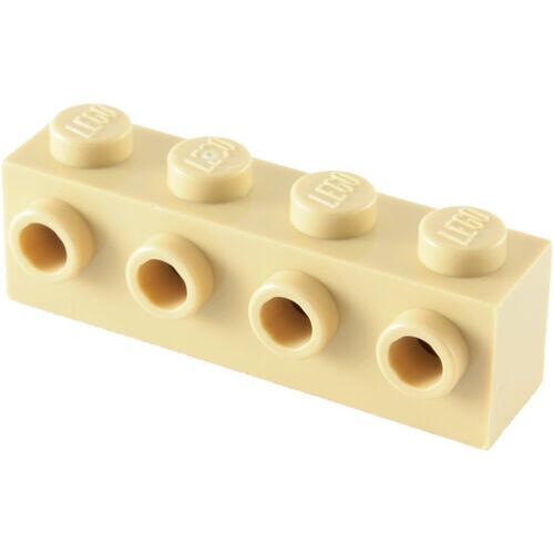 Lego Brick 1x4 c/ studs na lateral - Bege - PN 30414 / CN 4201062 / 4177990