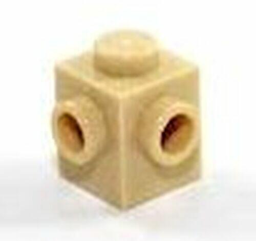 Lego Brick 1x1 c/ stud em 2 lados Juntos - Bege - PN 26604 / CN 6175968