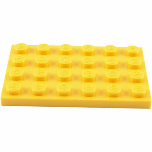 Lego Plate 4x6 - Amarelo - PN 3032 / CN 303224