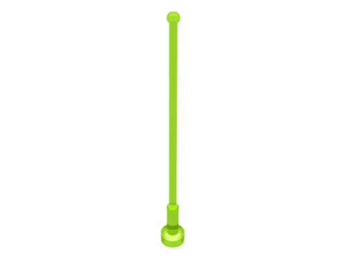 Lego Antena tamanho 8 - Verde Neon Transparente - PN 2569 / 25699 / CN 256949 / 6164380