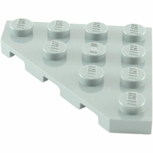 Lego Plate Wedge 4x4 45 graus - Cinza Claro - PN 30503 / CN 4160560