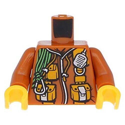 Lego Corpo / Torso Minifigura Guarda Florestal c/ Corda-  PN 76382 / 88585 / CN 6179212