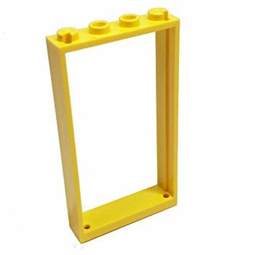 Lego marco de porta 1 x 4 x 6 simples - Amarelo - PN 60596 / CN 4561507