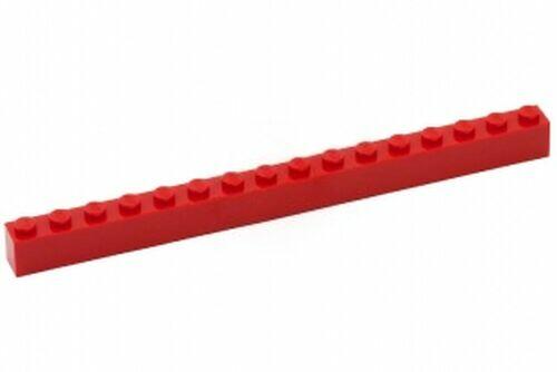 Lego Brick tijolo 1x16 - Vermelho - PN 2465 / CN 246521