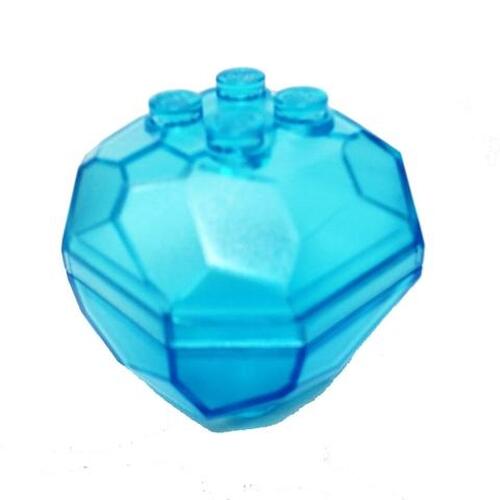Lego Rocha completa 4x4x4 - Azul Transparente - PN 42291 / 30294 / 30293 / 42284 / CN 6051369 / 4163588 / 6051372