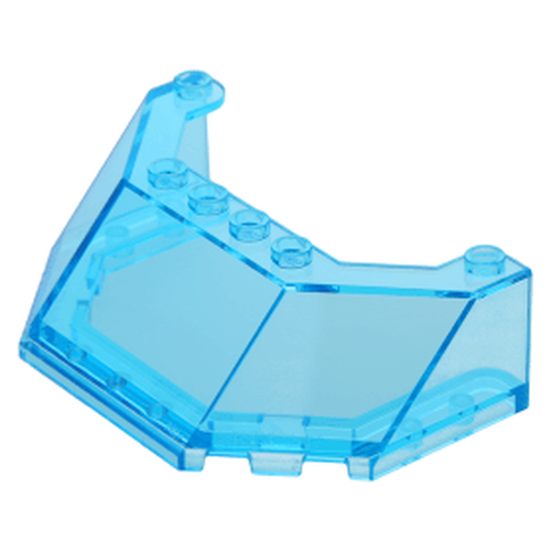 Lego Para-brisa 5x8x2 - Azul Claro Transparente - PN 42504 / 62576 / CN 4525032 / 6270698