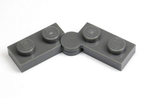 Comprar Lego Plate dobradiça 1x4 - Cinza Escuro - PN 2429 / 19954