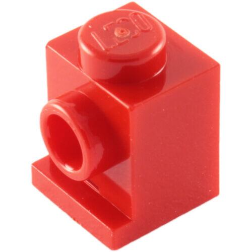 Lego Brick 1x1 c/ 1 slot e stud em 1 lado - Vermelho - PN 4070 / 30069 / CN 407021
