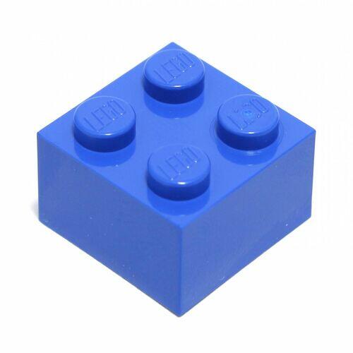 Lego Brick tijolo 2x2 - Azul - PN 3003 / CN 300373 / 300323 / 4103589