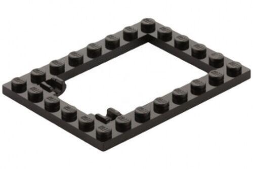 Lego Plate Suporte Porta Alapo 6x8  - Preto - PN 92107 /30041 / CN 6057902 / 4595707