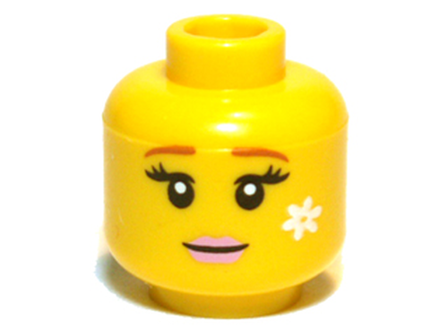 Lego Cabea de Minifigura Feminina / Fada -  Amarelo - PN 10769 / CN 6006812