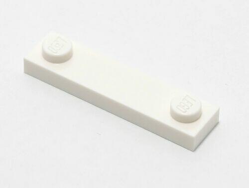 Lego Plate 1x4 c/ 2 studs nas pontas - Branco - PN 92593 / CN 4597131