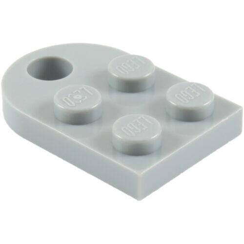Lego Plate 3x2 c/ furo - Cinza Claro - PN 3176 / CN 4211419