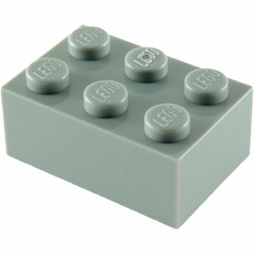 Lego Brick tijolo 2x3 - Cinza Escuro - PN 3002 / CN 4211105