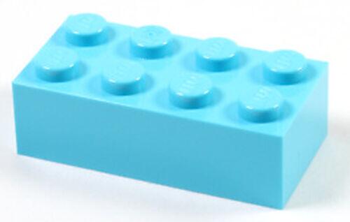 Lego Brick tijolo 2x4 - Medium Azurre - PN 3001 / CN 4625629