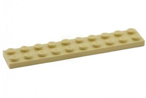 Lego Plate 2x10 - Bege - PN 3832 / CN 383205 / 4249019 / 4114063 / 4248731