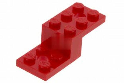 Lego Bracket  2x5x1 1/3 com furos - Vermelho - PN 11215 / CN 6029952