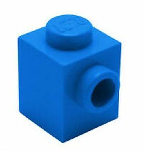 Lego Brick 1x1 c/ stud em 1 lado - Dark Azure - PN 87087 / CN 6004938